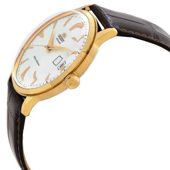 NWT Authentic Orient Bambino Automatic White Dial Watch - Picture 2 of 3